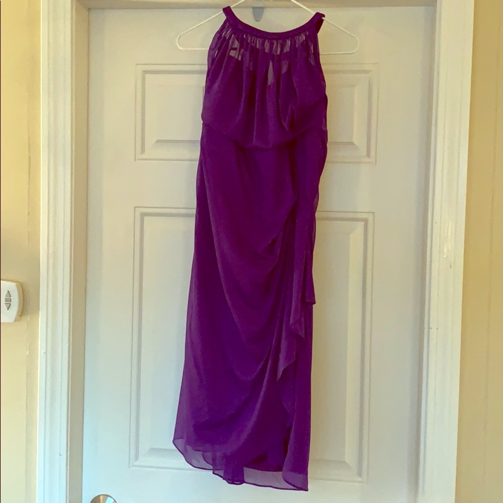Purple bridesmaids/cocktail dress